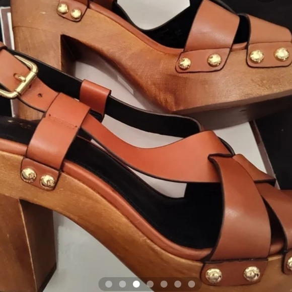 COACH ADESSA PLATFORM HEELS - Picture 2 of 6